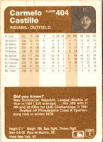 1983 Fleer Carmelo Castillo #404 Rookie