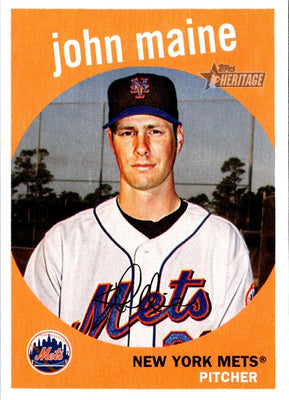 2008 Topps Heritage John Maine #107