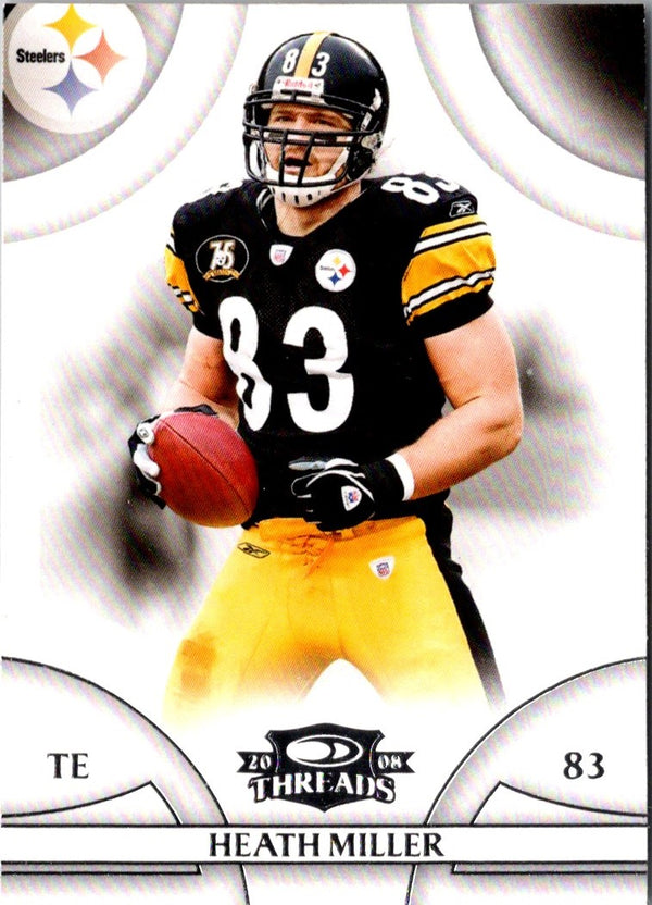 2008 Donruss Threads Heath Miller #110