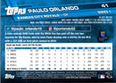 2017 Topps Paulo Orlando
