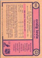 1982 O-Pee-Chee Craig Levie #382 Rookie