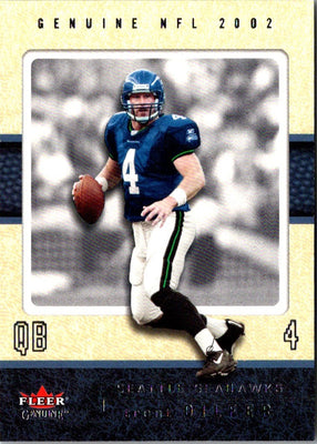 2002 Fleer Genuine Trent Dilfer #105