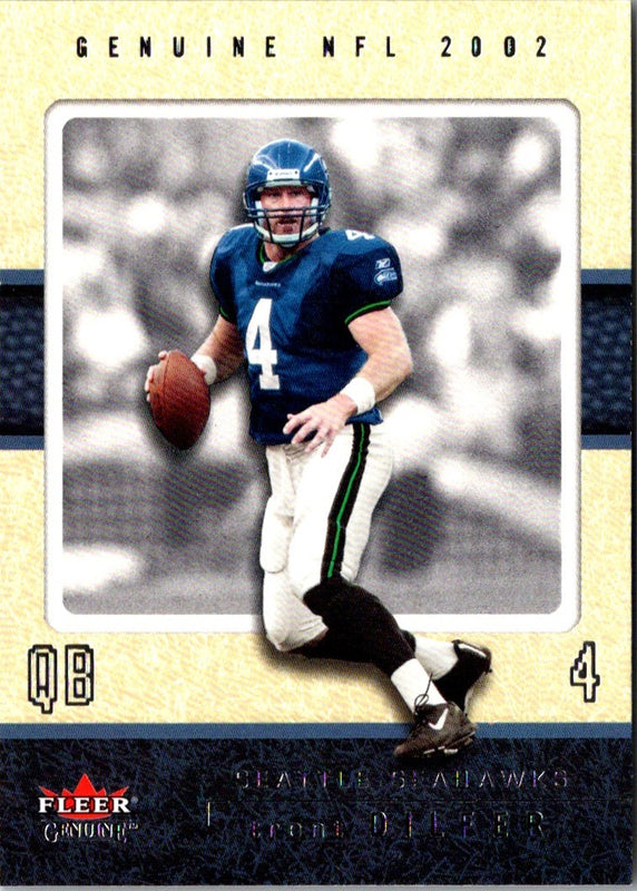 2002 Fleer Genuine Trent Dilfer #105