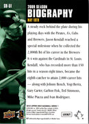 2010 Upper Deck Season Biography Jason Kendall