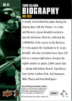 2010 Upper Deck Season Biography Jason Kendall #SB-51