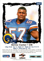 1995 Score Kevin Carter #247 Rookie