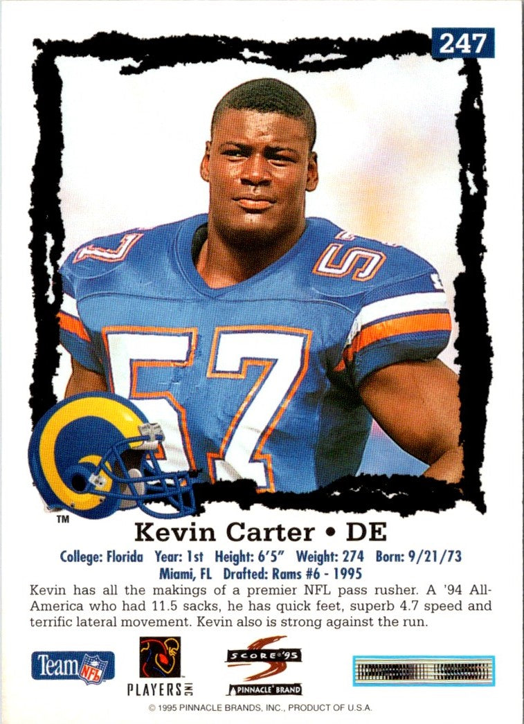 1995 Score Kevin Carter