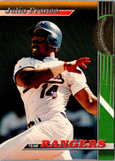 1993 Stadium Club Texas Rangers Julio Franco