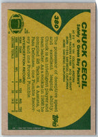 1989 Topps Chuck Cecil #380