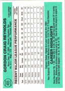 1984 Donruss Craig Reynolds