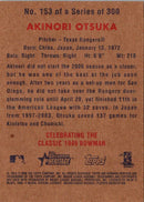 2006 Bowman Heritage Akinori Otsuka