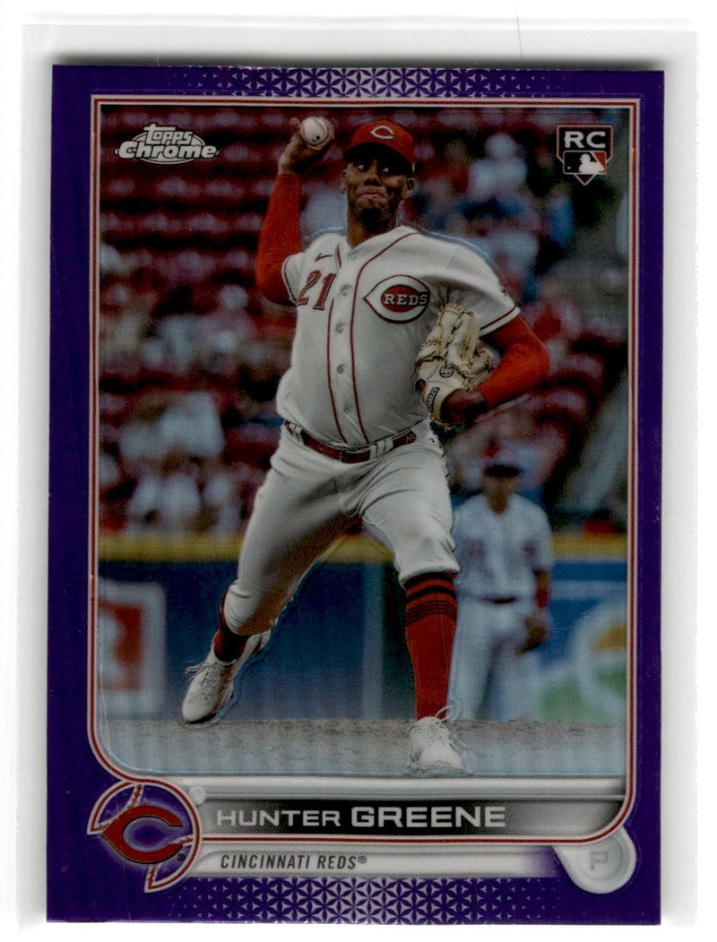 2022 Topps Chrome Update Hunter Greene