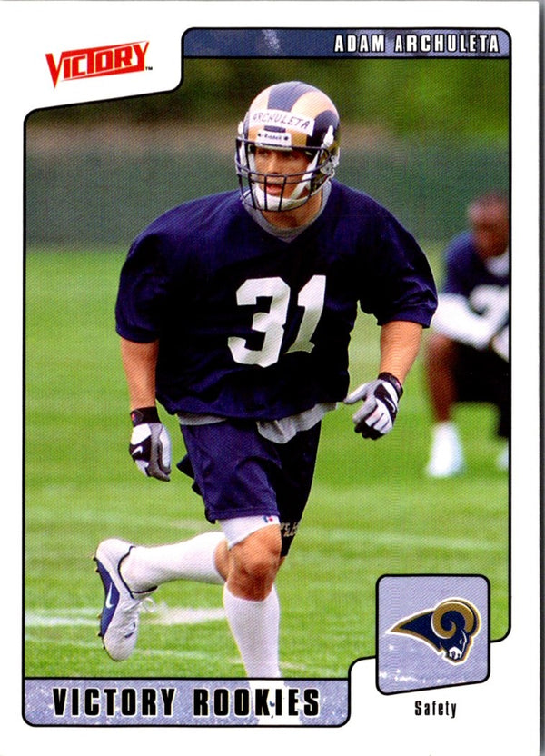 2001 Upper Deck Victory Adam Archuleta #423 Rookie