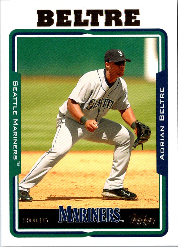 2005 Topps Adrian Beltre/Chipper Jones/Eric Chavez/David Wright/Hank Blalock/Mike Schmidt/Scott Rolen/Wade Boggs #3B