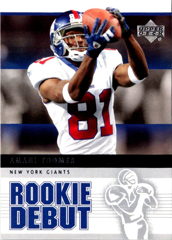 2005 Upper Deck Rookie Debut Amani Toomer #66