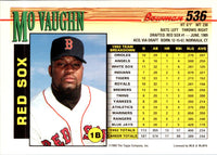 1993 Bowman Mo Vaughn #536