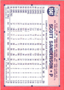 1991 Topps Traded Scott Sanderson