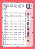 1991 Topps Traded Scott Sanderson #104T