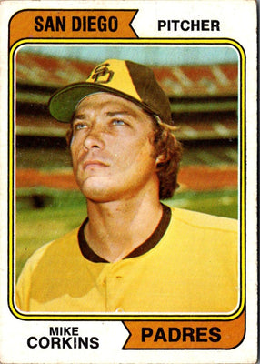 1974 Topps Mike Corkins #546