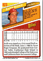 1993 Topps Keith Brown #823