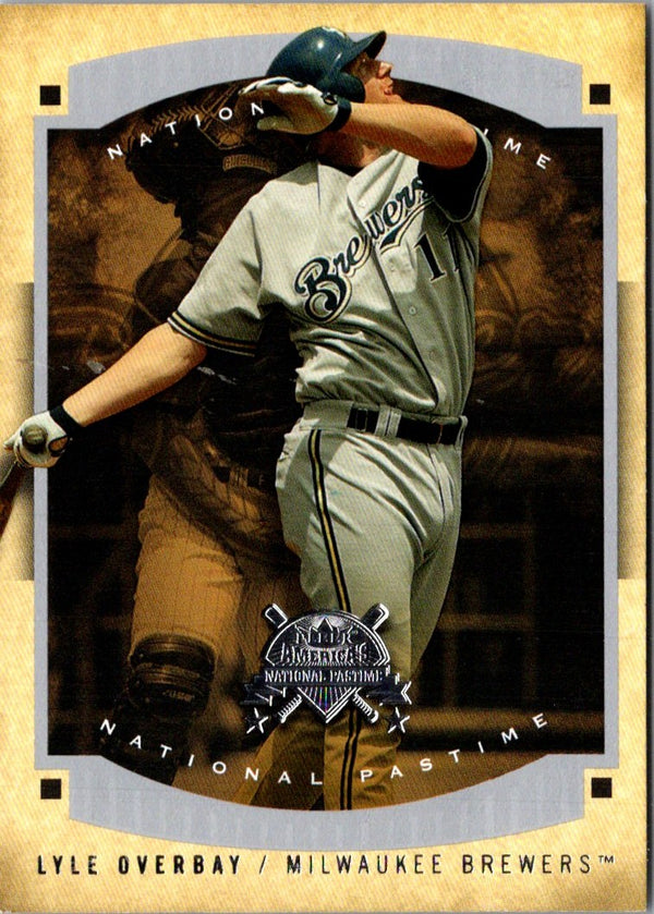 2005 Fleer National Pastime Lyle Overbay #9