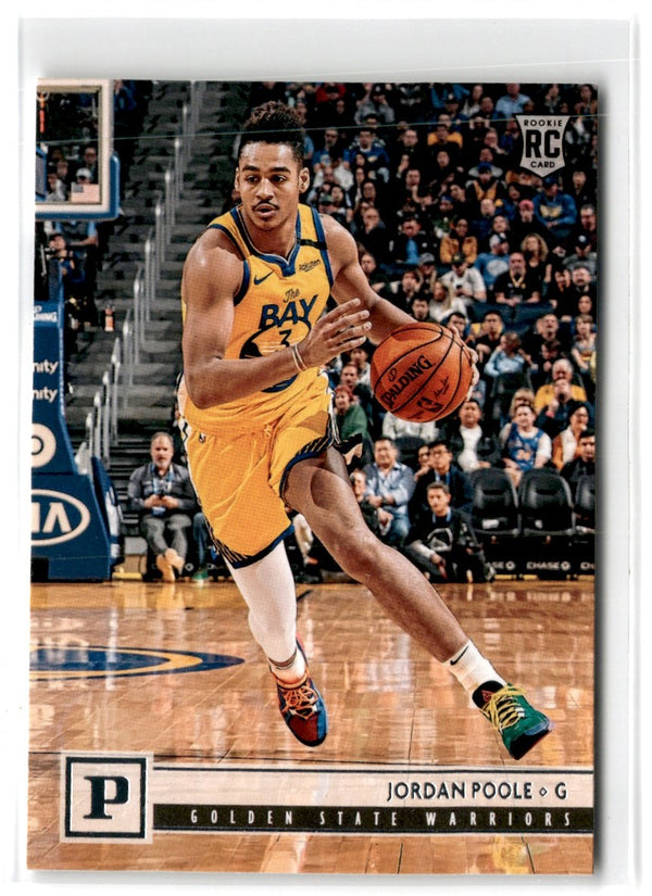 2019 Panini Chronicles Jordan Poole #133 Rookie