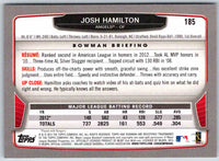 2014 Bowman Josh Hamilton #185
