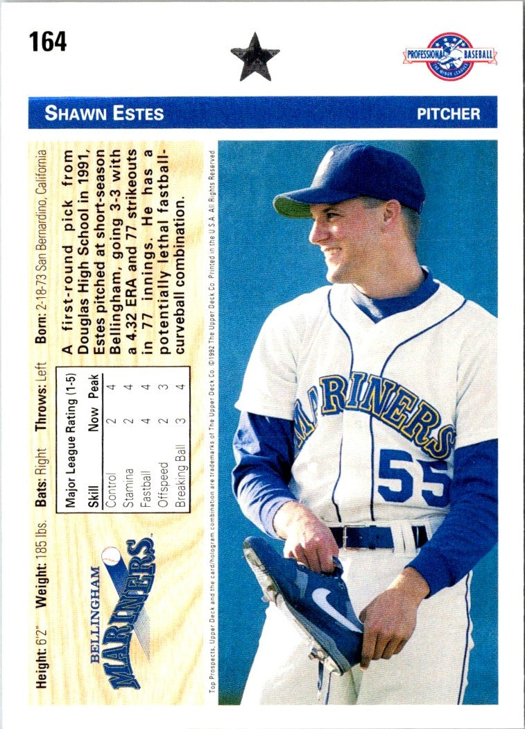 1992 Upper Deck Minors Shawn Estes