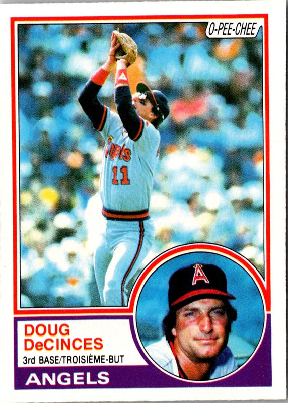 1983 O-Pee-Chee Doug DeCinces #341