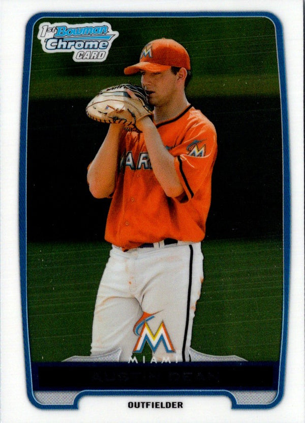 2012 Bowman Draft Picks & Prospects Chrome Austin Dean #BDPP58