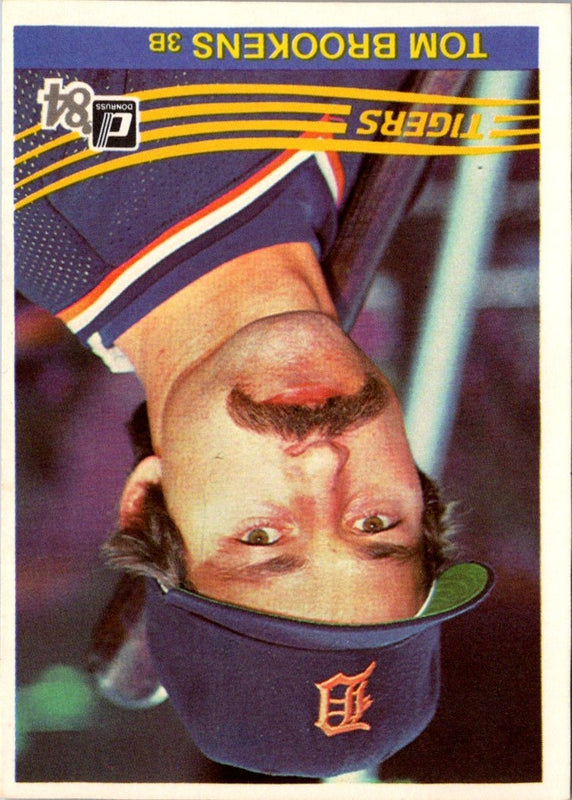 1984 Donruss Tom Brookens #578