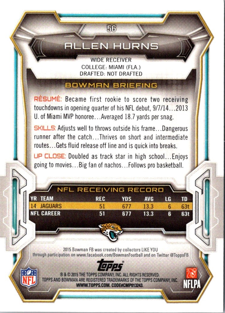 2015 Bowman Allen Hurns