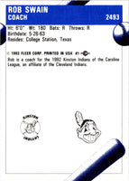 1992 Fleer ProCards Rob Swain #2493
