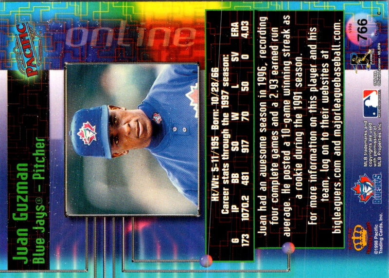 1998 Pacific Online Juan Guzman