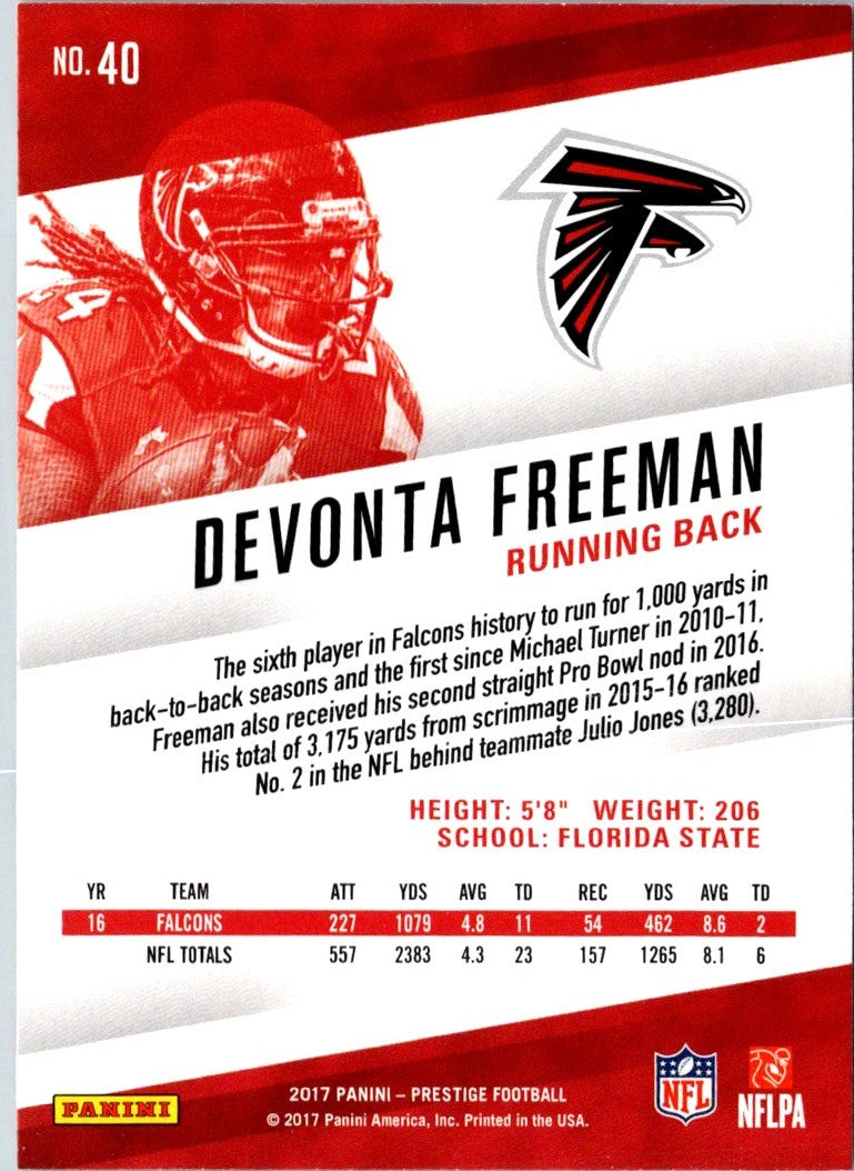 2017 Panini Prestige Devonta Freeman