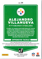 2021 Donruss Press Proof Blue Alejandro Villanueva #24