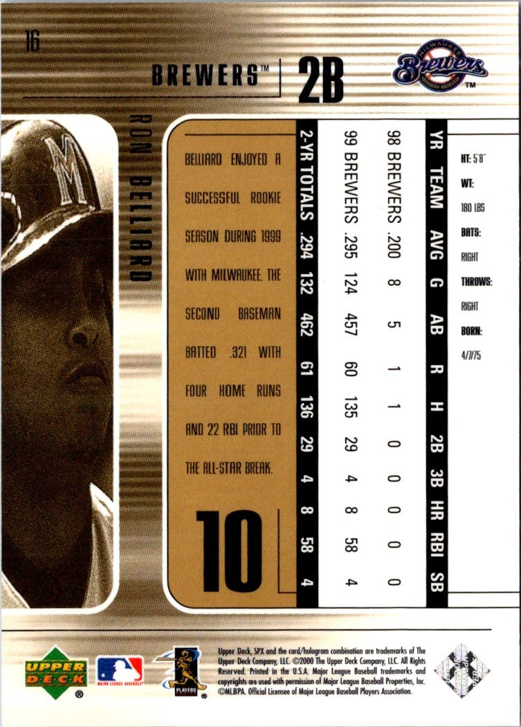 2000 SPx Ronnie Belliard