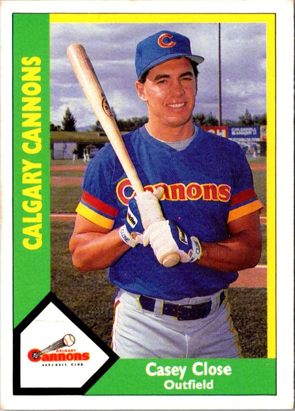1990 CMC Calgary Cannons Casey Close #19
