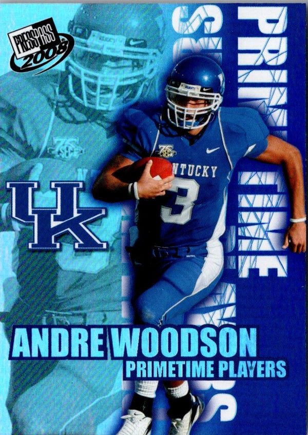 2008 Press Pass Primetime Players Andre Woodson #PP-7