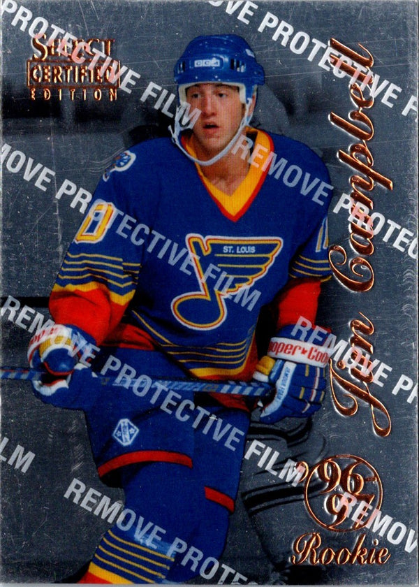 1996 Select Certified Jim Campbell #106