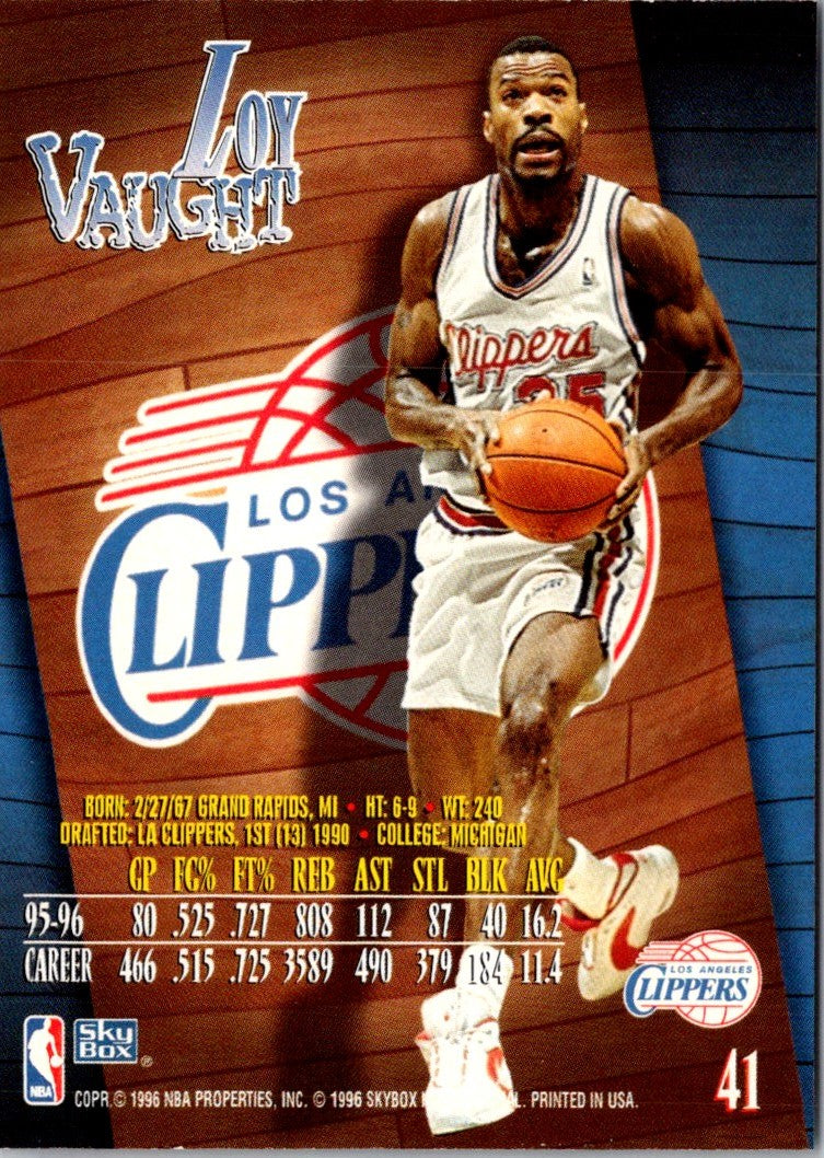 1996 SkyBox Z-Force Z-Cling Loy Vaught