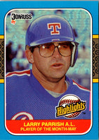 1987 Donruss Highlights Larry Parrish #10