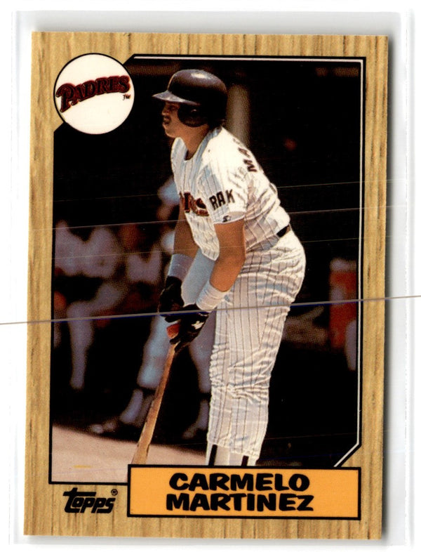 1987 Topps Tiffany Carmelo Martinez #348