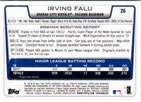 2012 Bowman Draft Picks & Prospects Chrome Irving Falu #26