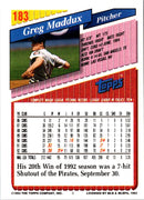 1993 Topps Gold Greg Maddux
