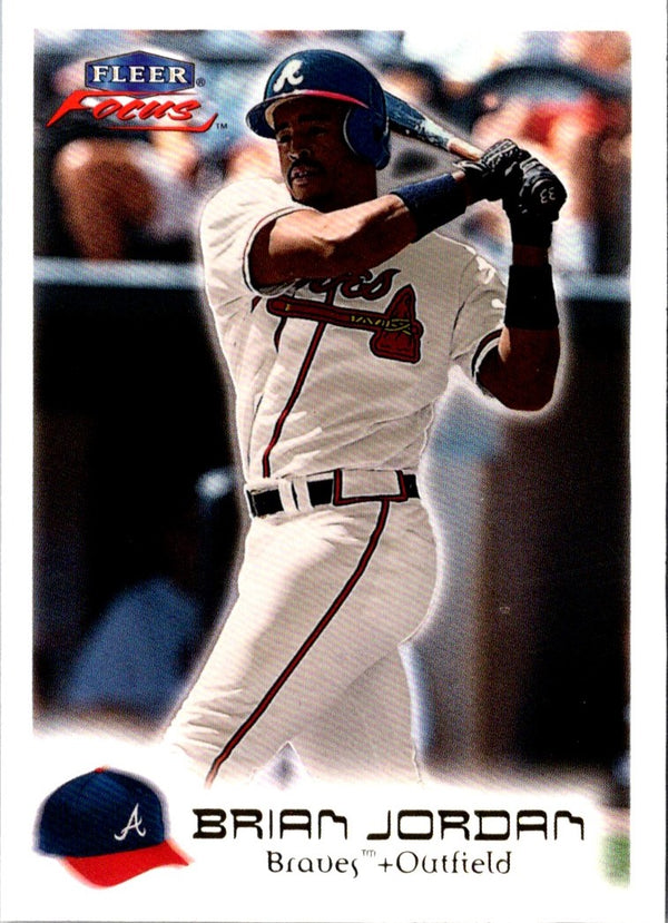 2000 Fleer Focus Brian Jordan #73