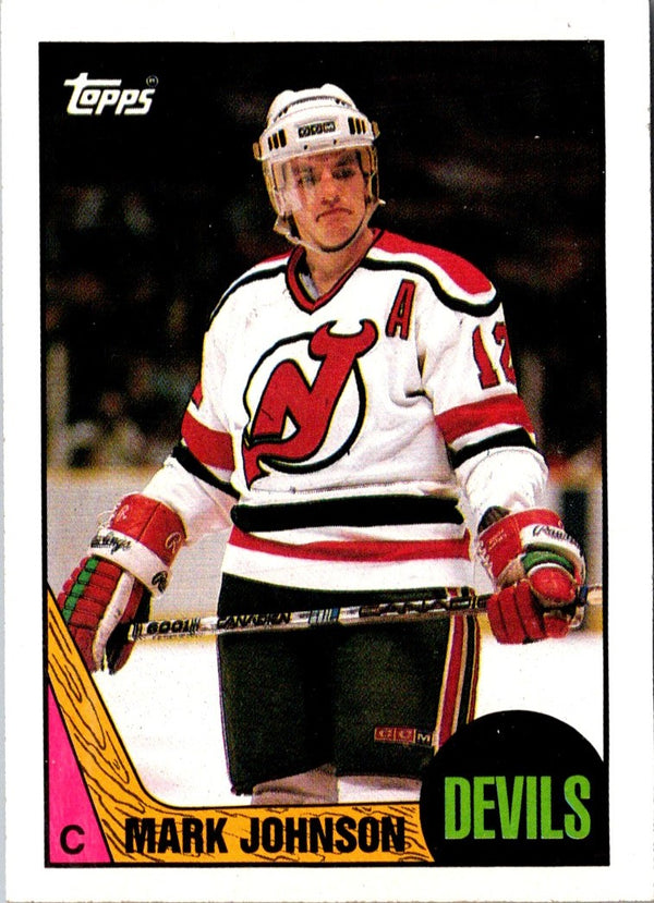 1987 O-Pee-Chee Mark Johnson #101