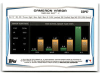 2014 Bowman Draft Picks & Prospects Chrome Cameron Varga #CDP57