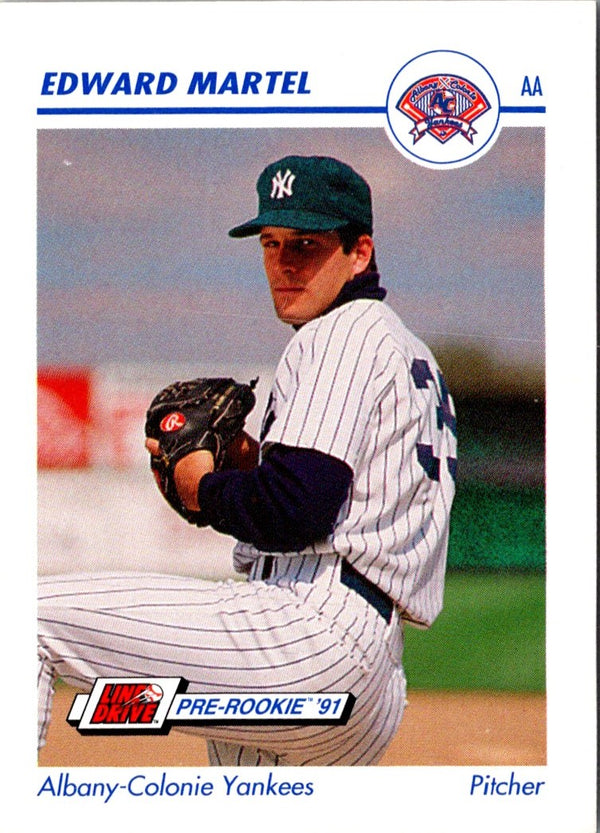 1991 Line Drive AA Ed Martel #11