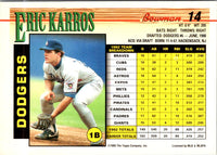 1993 Bowman Eric Karros #14